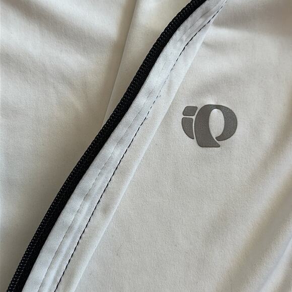 Pearl Izumi Elite Cycling Jersey 1121105 White Black Zip Front Back Pockets Sz M - Picture 8 of 15